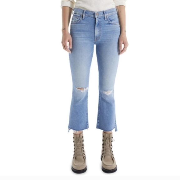 Mother Jeans The Insider Crop Step Fray - Picture 1 of 10